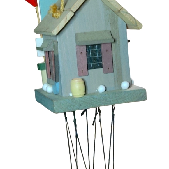 Wind Chime Golf Pro Shop Hand Made & Painted, Kitchie. For the Family Golfer - Picture 7 of 10